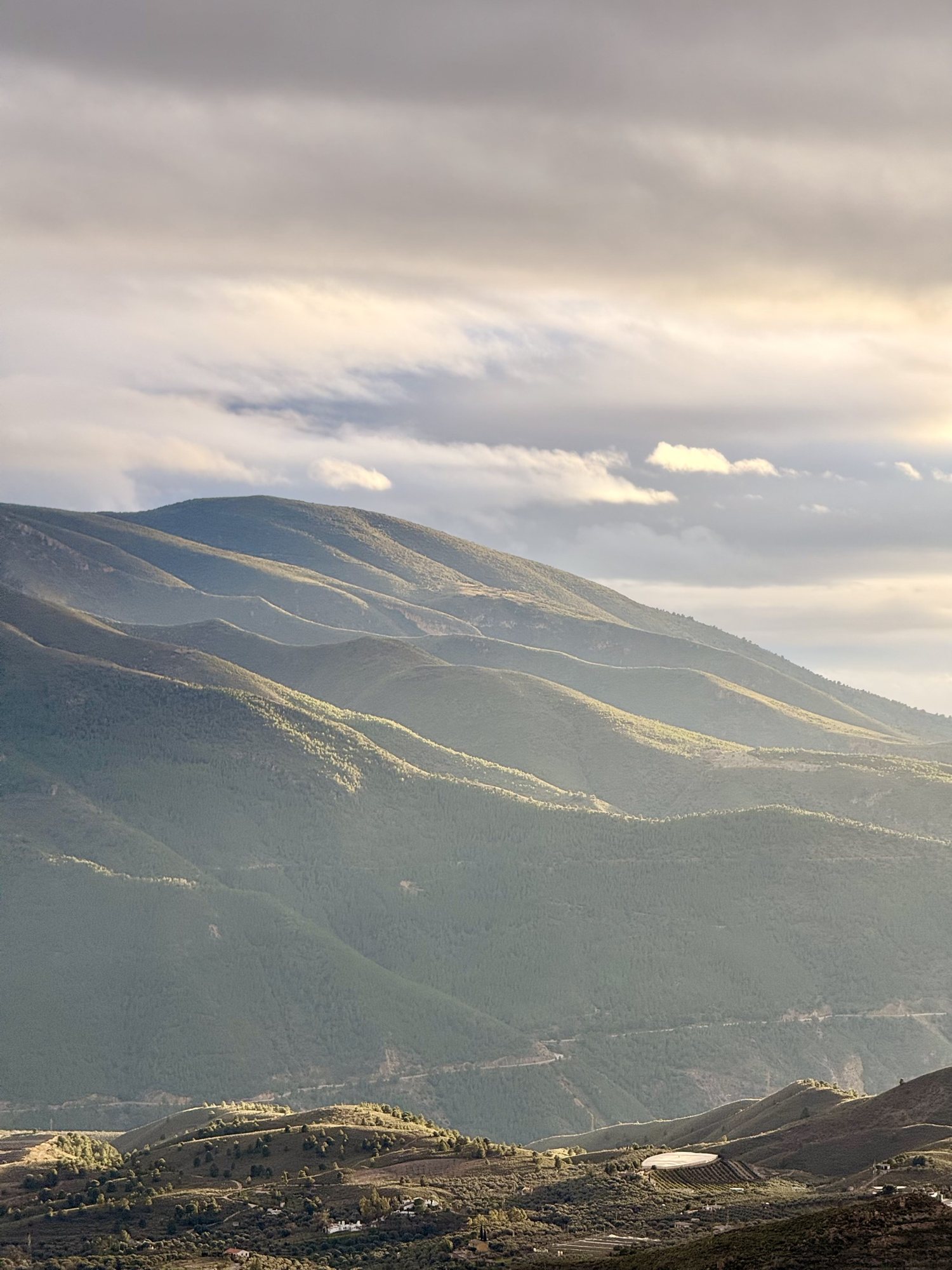 The hills in soft light