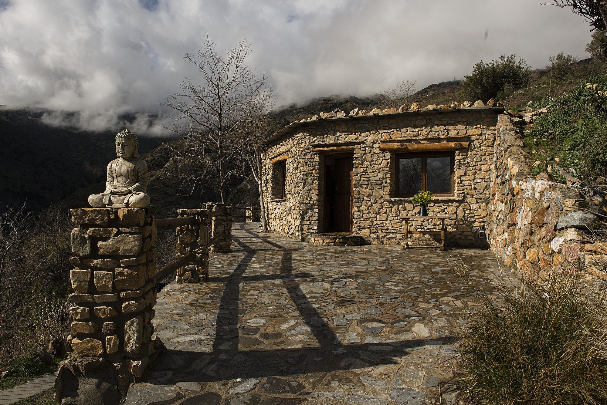 La Roca — The house, on the top terrace